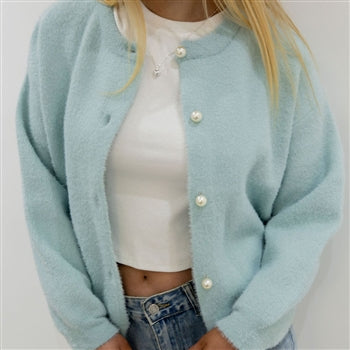 Pearl Button Cloud Cardigan