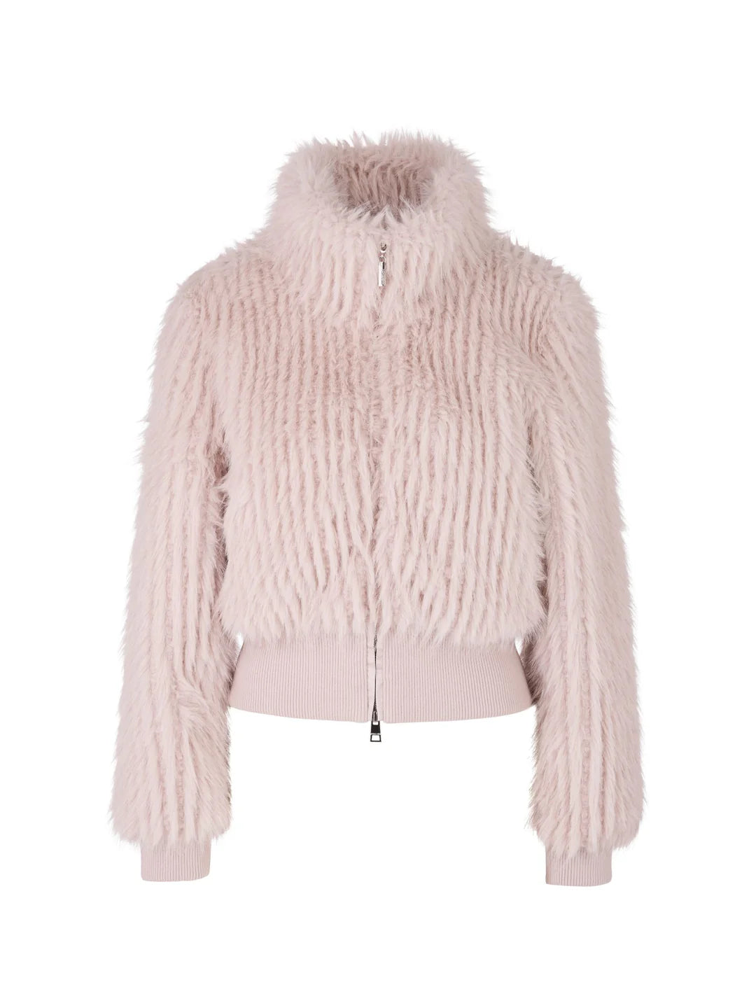 Soft Pink Fake Fur Jacket