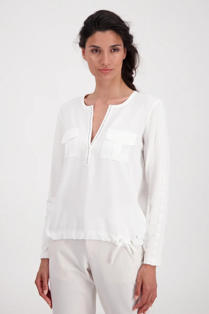 Easy Style Draw String Blouse 807159