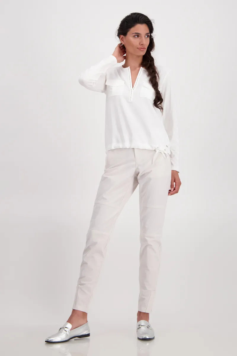 Easy Style Draw String Blouse 807159