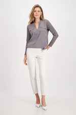 Load image into Gallery viewer, Easy Style Draw String Blouse 807159
