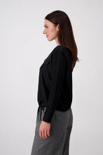 Load image into Gallery viewer, Easy Style Draw String Blouse 807159
