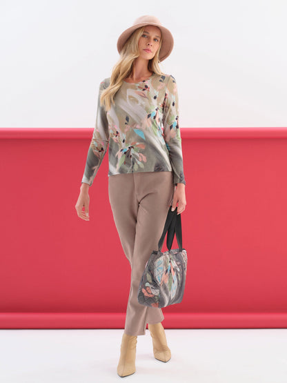 Earth Tones Printed Top