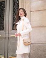 Load image into Gallery viewer, Military Wool Blend Coat
