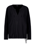 Load image into Gallery viewer, Easy Style Draw String Blouse 807159
