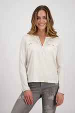 Load image into Gallery viewer, Easy Style Draw String Blouse 807159
