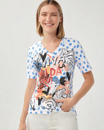Load image into Gallery viewer, Viva La Vida Print T-shirt TED797
