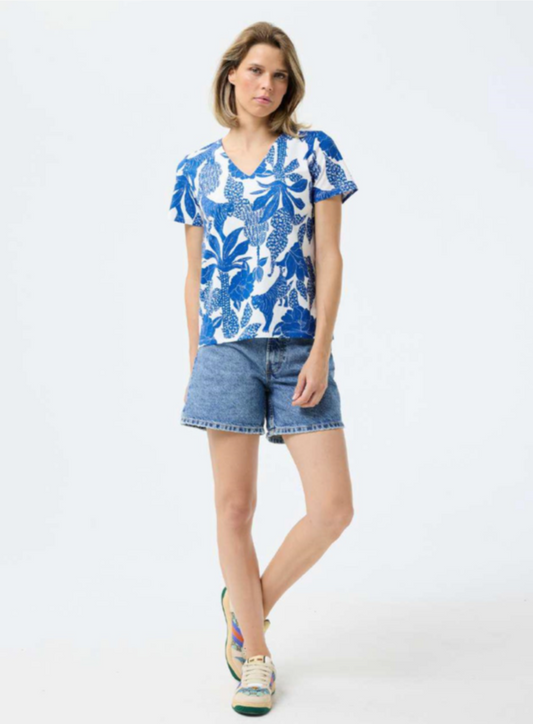 Floral Print T-Shirt TEJ786