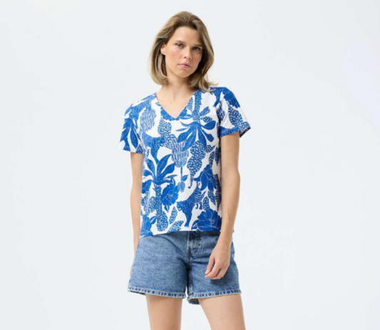 Floral Print T-Shirt TEJ786