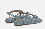 Load image into Gallery viewer, Denim Blue Snake Sandal V251605
