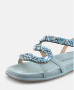 Load image into Gallery viewer, Denim Blue Snake Sandal V251605
