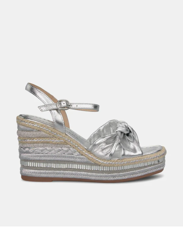 Alma En Pena Silver Wedge Knot with Rhinestones V240973