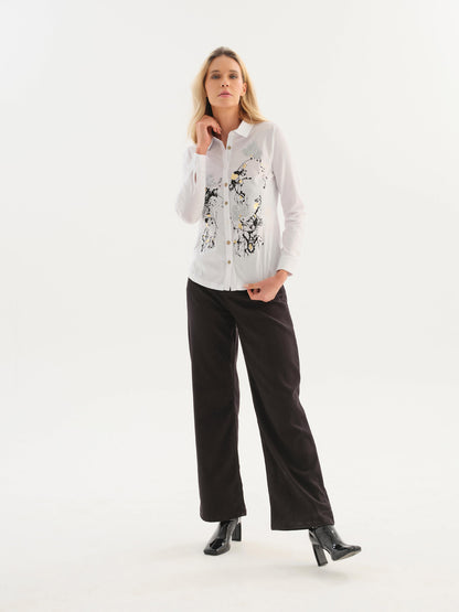 Breeze of Gold and Silver Blouse