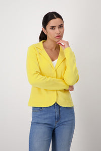 Sunshine Yellow Cotton Blazer 408485