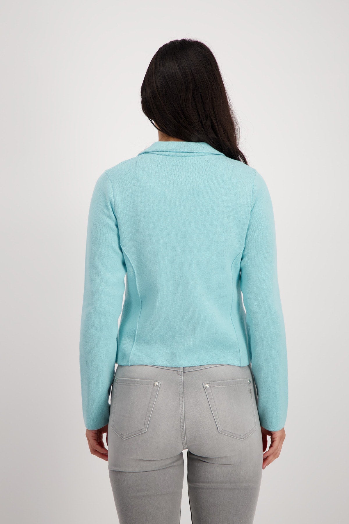 Mint Knitted Cotton Blazer 408485