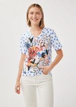 Load image into Gallery viewer, Viva La Vida Print T-shirt TED797
