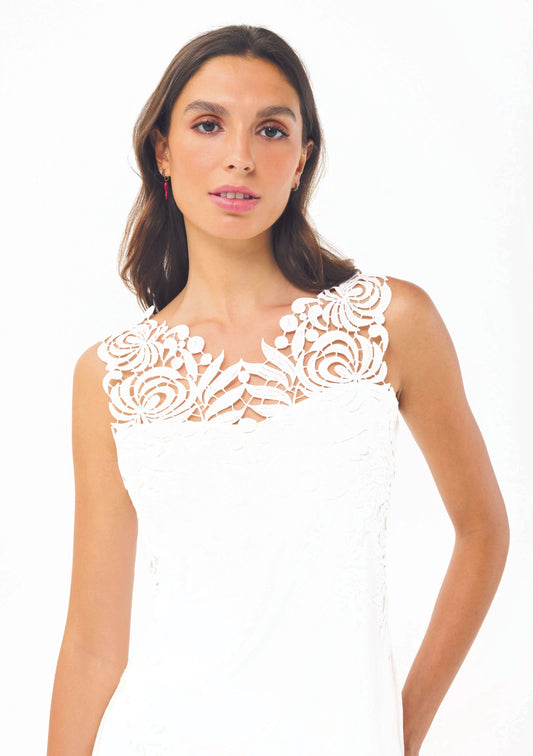 Lace Sleeveless Top TEA096-5