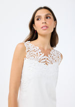 Load image into Gallery viewer, Lace Sleeveless Top TEA096-5
