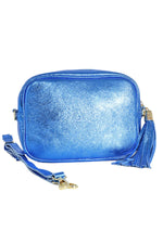 Load image into Gallery viewer, Metallic Leather Camera Bag
