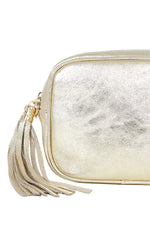 Load image into Gallery viewer, Metallic Leather Camera Bag
