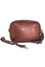Load image into Gallery viewer, Metallic Leather Camera Bag
