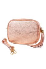 Load image into Gallery viewer, Metallic Leather Camera Bag
