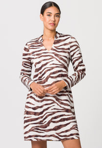 Zebra Print Reversible Dress 455350