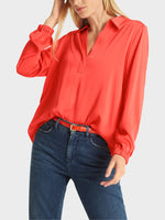 Load image into Gallery viewer, Polo-style Blouse WC 51.09 W08
