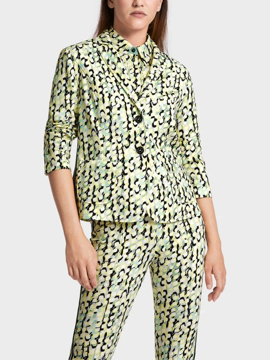 Marc Cain Graphic All-over Print Blazer 