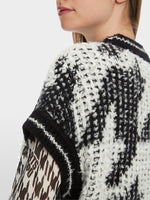 Load image into Gallery viewer, Checkered Sleeveless Knitted Top XS 42.04 M34
