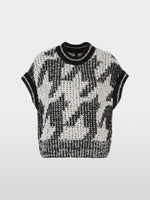 Load image into Gallery viewer, Checkered Sleeveless Knitted Top XS 42.04 M34
