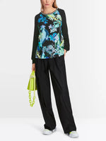 Load image into Gallery viewer, Printed Blouse with Raglan Sleeves XS 51.11 W09
