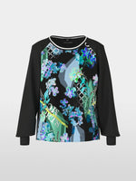 Load image into Gallery viewer, Printed Blouse with Raglan Sleeves XS 51.11 W09
