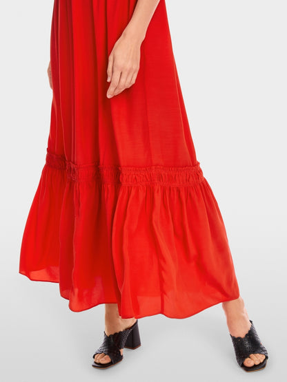 Maxi Summer Occasion Dress with Ruffled Hem