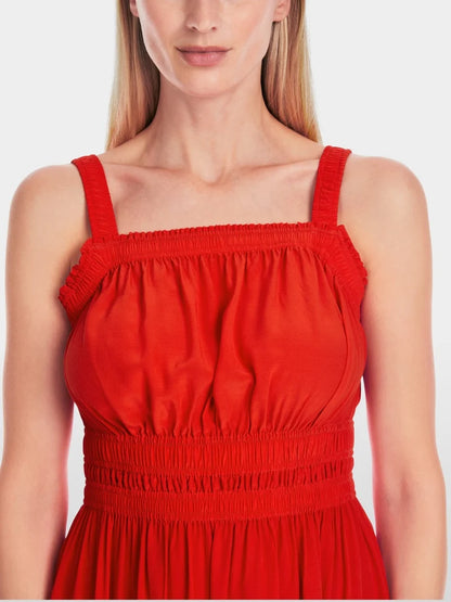 Maxi Summer Occasion Dress with Ruffled Hem