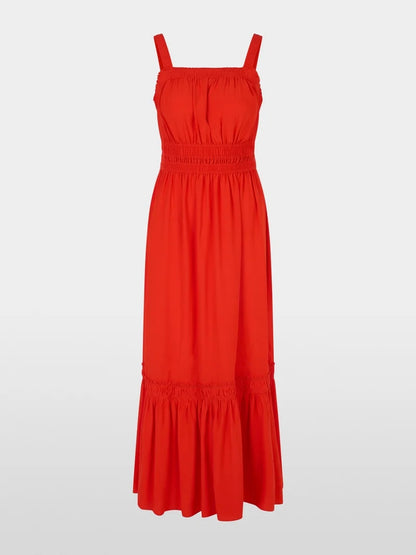Maxi Summer Occasion Dress with Ruffled Hem