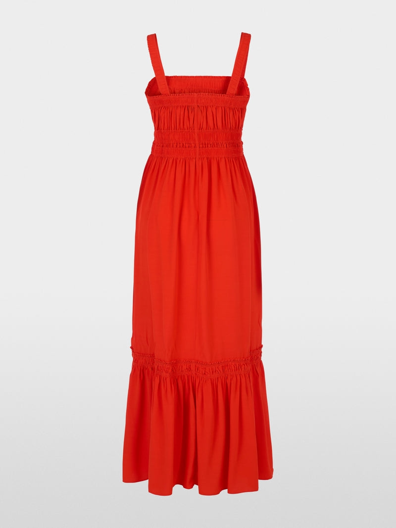 Maxi Summer Occasion Dress with Ruffled Hem