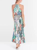 Load image into Gallery viewer, Postcard Print Pleated Midi Skirt YC 71.29 W76
