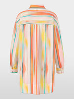 Load image into Gallery viewer, Batik Stripe Long Shirt YS 51.26 W56
