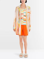 Load image into Gallery viewer, Tie-dye Stripes Top YS 61.19 J68
