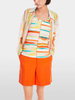 Load image into Gallery viewer, Tie-dye Stripes Top YS 61.19 J68
