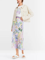 Load image into Gallery viewer, Sushi Print Midi Skirt YS 71.10 W50

