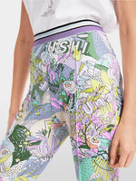Load image into Gallery viewer, SOFIA Floral Printed Scuba Trousers YS 81.27 J56
