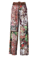 Load image into Gallery viewer, Bold Multi-Pattern Wide-Leg Trousers A331
