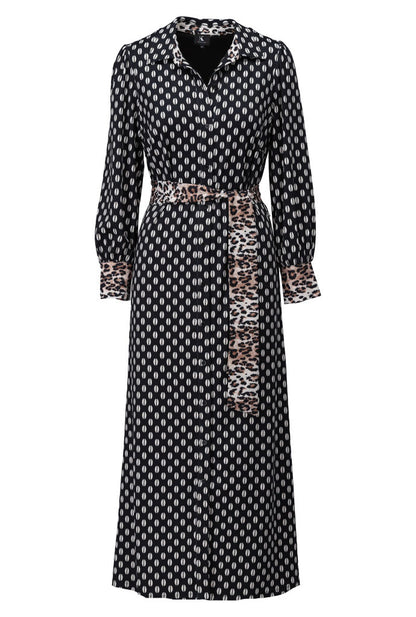 Polka Dot & Leopard Print Maxi B324 Lucindas