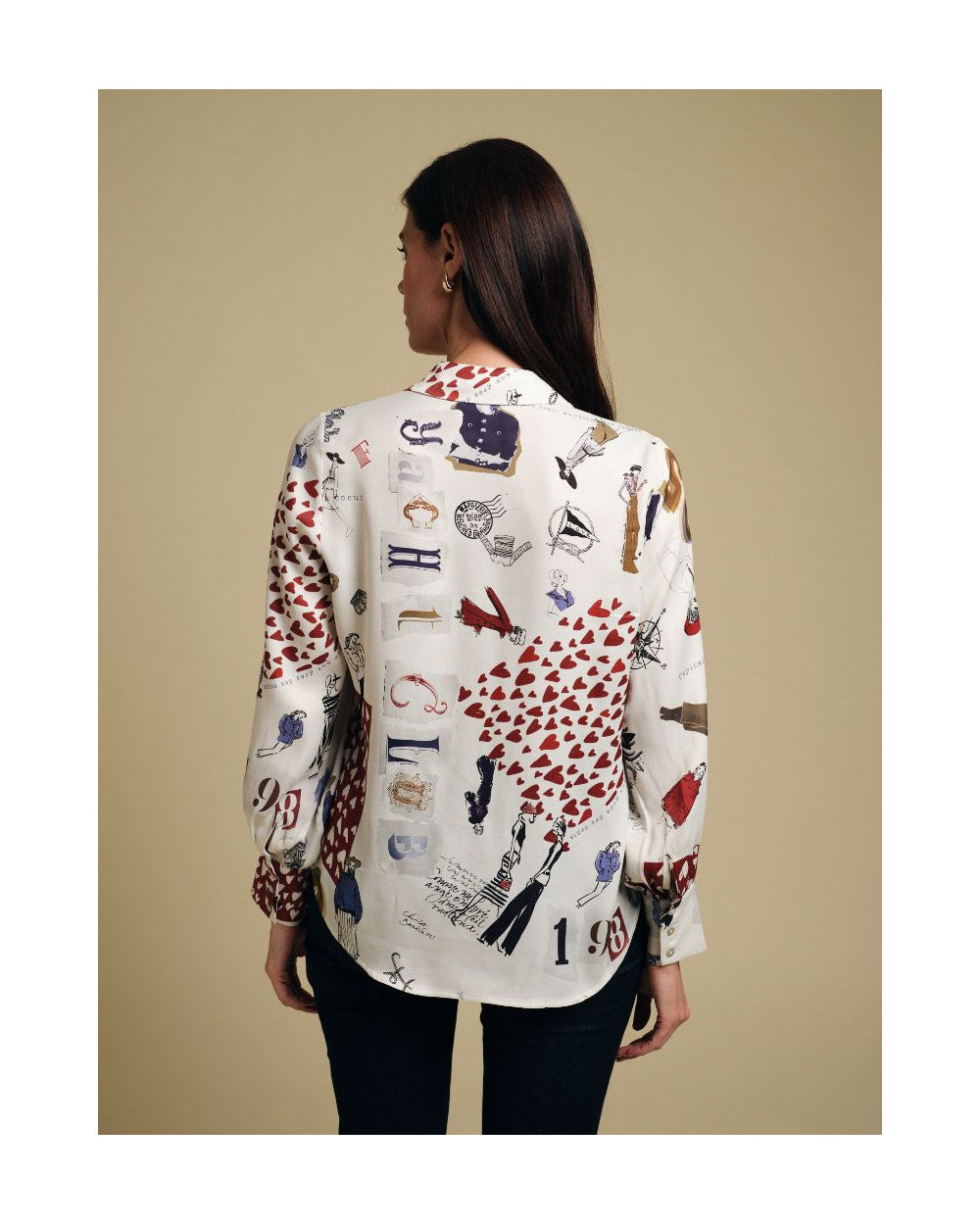 Fuego Romantic Print Shirt