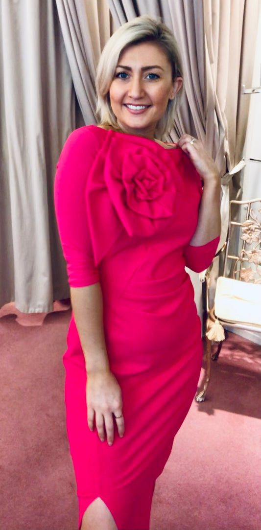 Verbena Floral Motif Dress