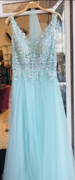 Load image into Gallery viewer, Embroidered Bodice Maxi Dress 99406
