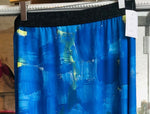Load image into Gallery viewer, Vibrant Royal Blue/Yellow Printed Skirt P1G020 - Lucindas on-line
