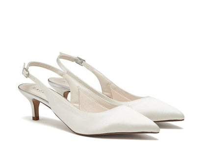 Rainbow Slingback Satin Shoes